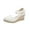 White, variant on Lovskoo 2024 Womens Espadrilles Wedge Sandals Platform Round Toe Closed Toe Ankle Strap Lace Up Summer Shoes White