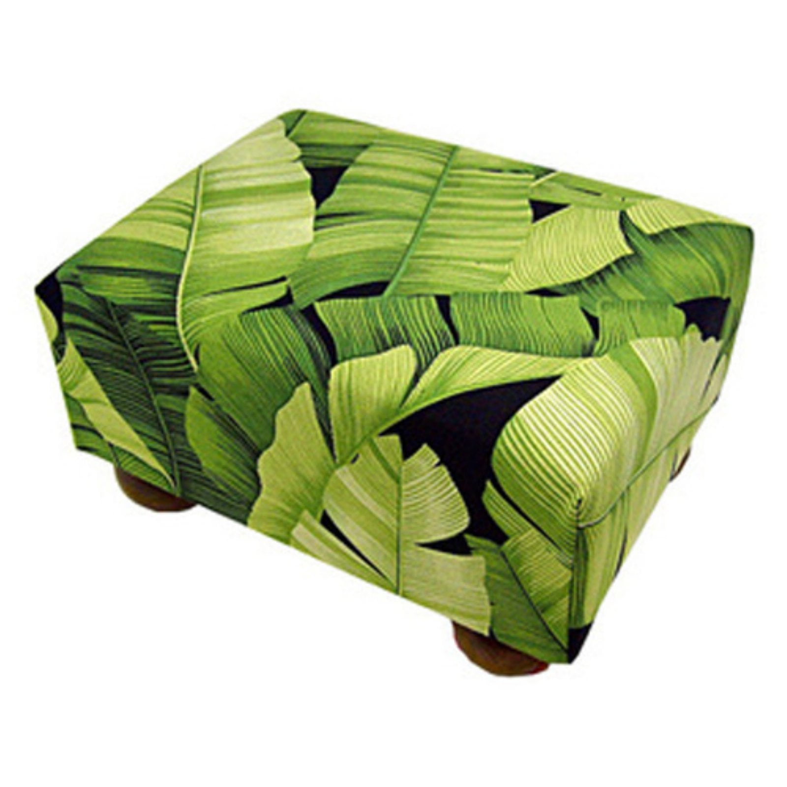 Lava Banana Leaf Ottoman