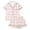 Pink, variant on Halloween Pajamas Kids Size 5-6 Years Girls Halloween Homewear Short Sleeve Notch Collar Top with Shorts Pjs for Boys Black