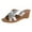 A Silver, variant on Wovix Women'S Slipper Open Toe Cross Band Sandals Platform Classic Simple Shoes Footwear Indoor Outdoor Shoes
