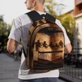 thumbnail image 6 of Pofeuu Vintage Family History Book Print Laptop Backpack Travel Canvas Backpack for School Lightweight and Comfortable Backpack College Backpack Schoolbag, 6 of 6