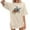 Beige, variante sur T-Shirt pour Femme Tortue de Mer – T-Shirt Graphique Mignon sur la Vie Océanique pour le Quotidien Hauts d'Été Décontractés