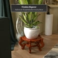 thumbnail image 3 of Red Lantern Fishbowl Stand - Honey - Size 14.5 in. Base Diameter, 3 of 6