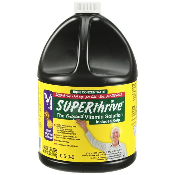 Superthrive Vitamin Solution for Plants, 1 Gallon