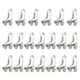 thumbnail image 3 of 20pcs Alloy Ice Skate Shape Pendants Charms DIY Jewelry Making Accessory for Necklace Bracelet (Antique Silver), 3 of 3