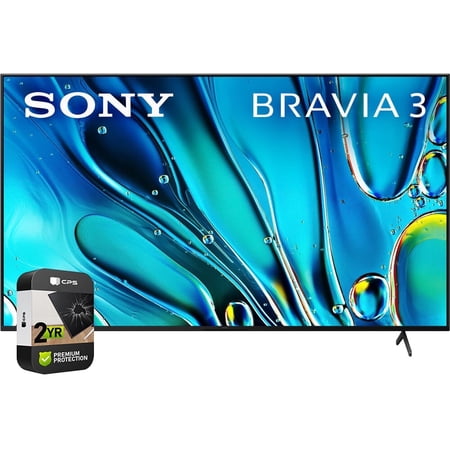 Sony 43 in Class BRAVIA Series 4K HDR LED Smart TV with 2-YR CPS Enhanced Protection Pack, K43S30, 2024