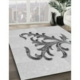 thumbnail image 3 of Ahgly Company Machine Washable Indoor Square Transitional Platinum Gray Area Rugs, 7' Square, 3 of 7