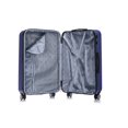thumbnail image 6 of DUKAP Crypto 2-Piece Hardside Luggage Sets with Spinner Wheels, Handle and Trolley, (20"/28"), Blue, 6 of 8