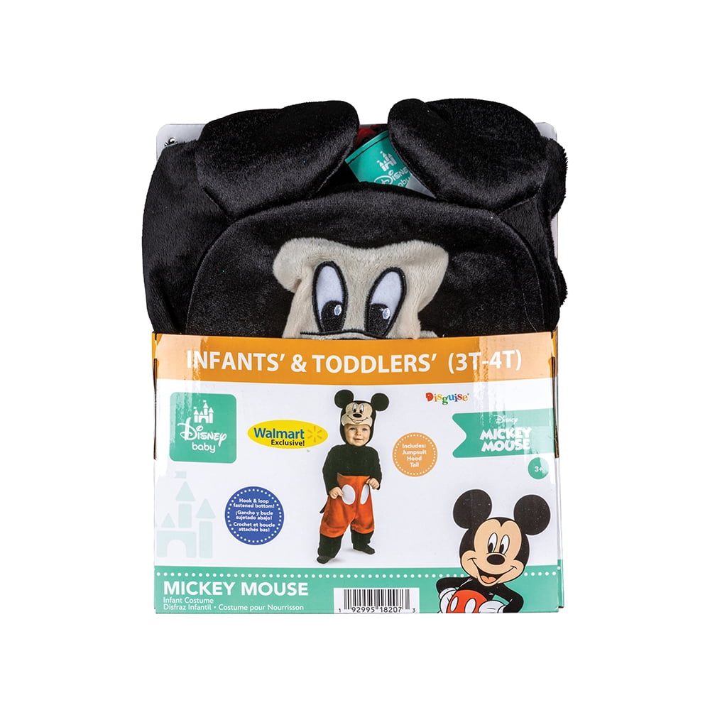 Disney Mickey Mouse Halloween Costume for Toddler, Size 3-4T by Disguise