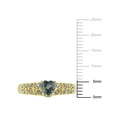 thumbnail image 6 of Everly Women's Sapphire 10k Yellow Gold Ring, 6 of 6