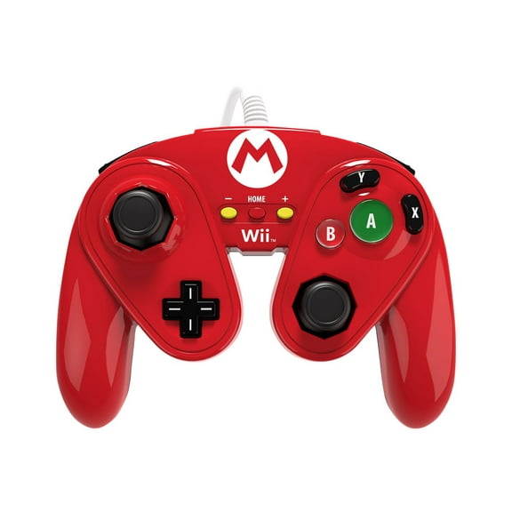 PDP FIGHT PAD MARIO - Game pad - wired - for Nintendo Wii, Nintendo Wii U