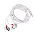 thumbnail image 3 of Auriculares con cable Cable a prueba de enredos Auriculares internos con cable con micrófono para computadora portátil Teléfono Reproductor de MP3 Conector de 3,5 mm Plata, 3 of 8