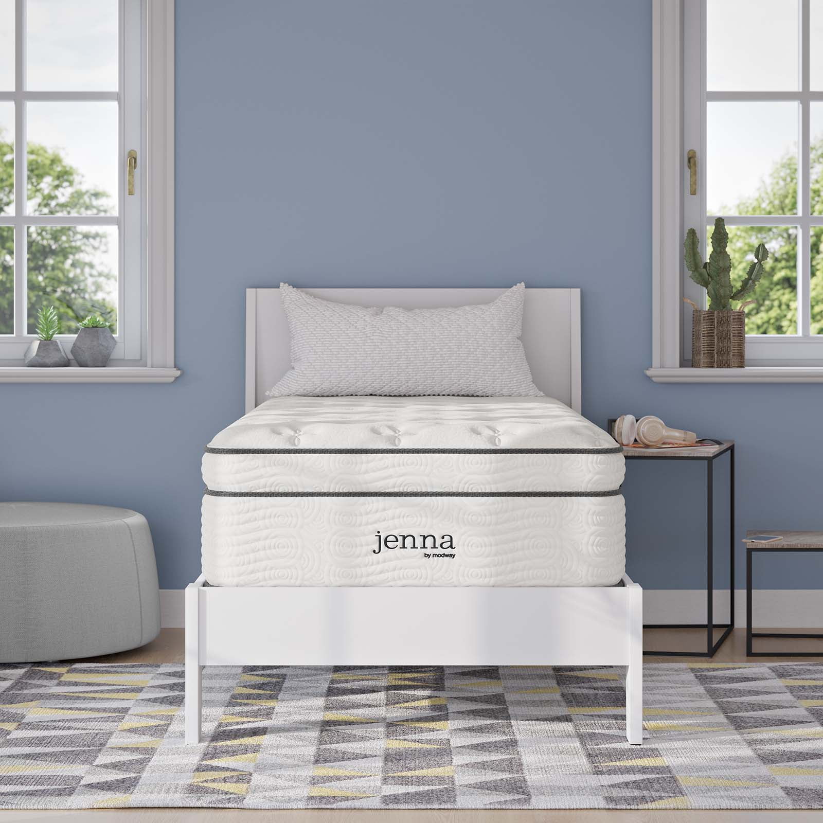 Modway Jenna 14" Innerspring and Foam Twin Mattress