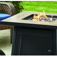 Mainstays 30" Square Tile Top Gas Fire Pit Table with 50,000 BTU