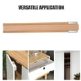thumbnail image 3 of HOMEMAXS 1 Set Drawer Slide Wooden Cabinet Rail Track Guide Replacement Dresser Slide, 3 of 8