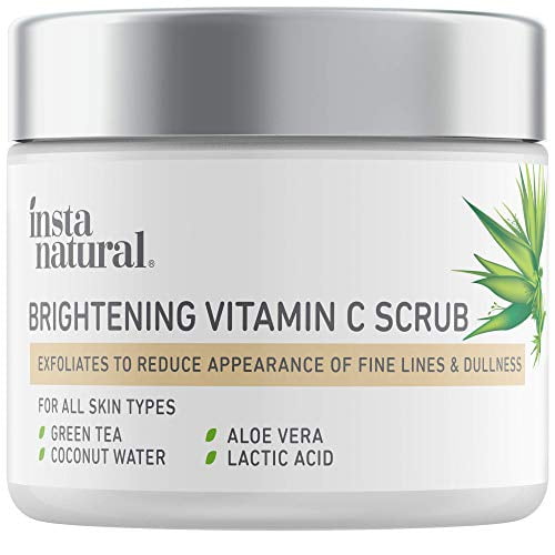 Brightening Vitamin C Face Scrub Natural Cleansing Exfoliator