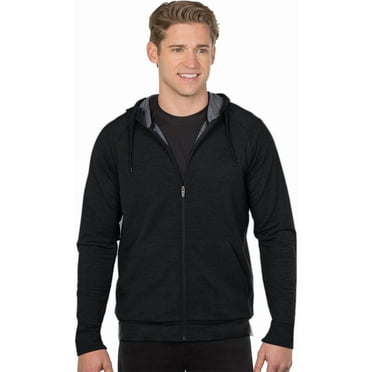 Tri Moutnain Men's Tri Blend French Terry Hoodie Kangaroo Pocket Zip Sweatshirt 2x 3x 4x
