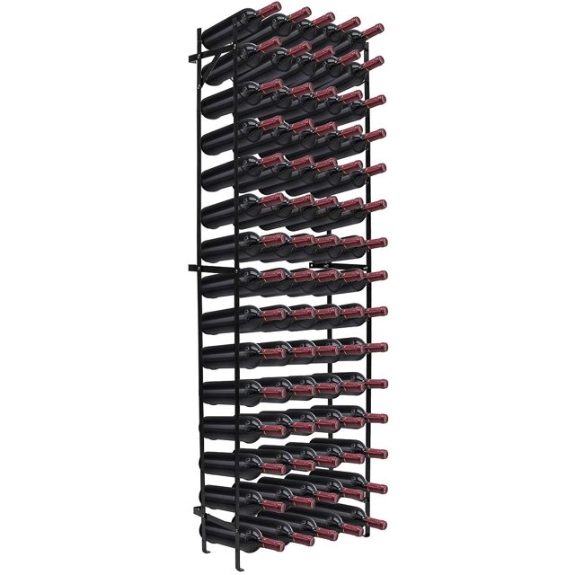 Sorbus Wine Rack Free Standing Floor Stand - Racks Hold 75 Bottles of Your Favorite Wine - Large Capacity Elegant Wine Storage for Any Bar, Wine Cellar, Kitchen, Dining Room, etc