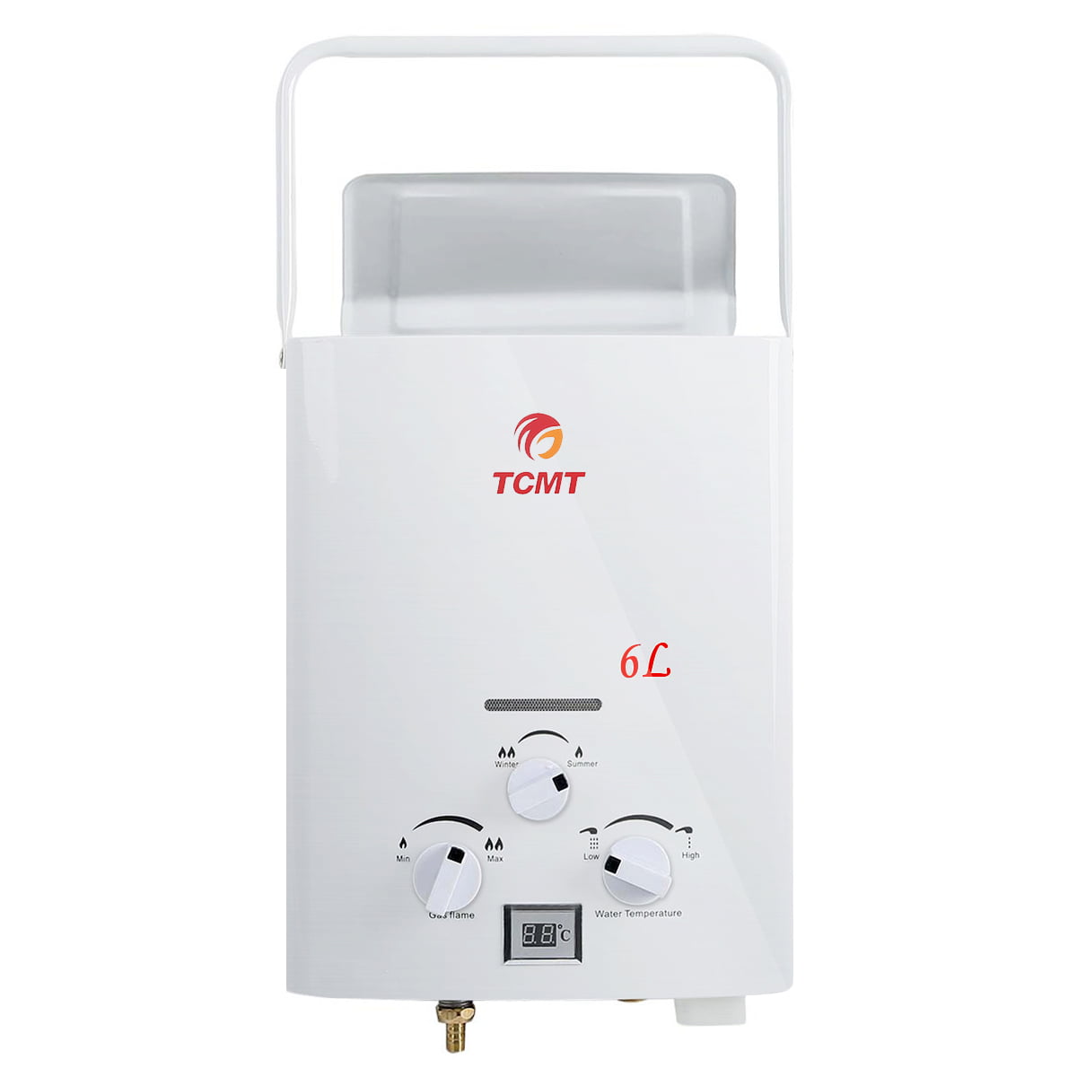 Safty Auto Tankless Hot Water Heater Propane Gas LPG 6L Machine Home Kitchen CA 