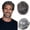 1B40, variant on Toupee For Men Hair Piece Natural Looking Hairline Full PU Base Hair Replacement System Durable Male Hair Units With Gray 8×10 Inch