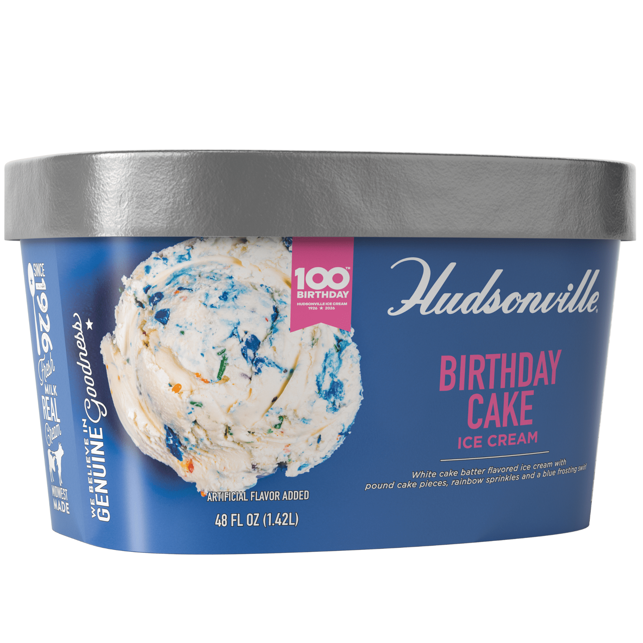 Hudsonville Limited Edition Birthday Cake Ice Cream, 48 fl oz