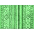 thumbnail image 1 of Ahgly Company Indoor Rectangle Abstract Emerald Green Modern Area Rugs, 5' x 8', 1 of 4