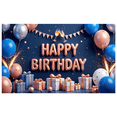 thumbnail image 7 of Colorful Theme Birthday Party Banner Gift Wraps Firework Design Balloon Background for Birthday Party Festive Occasion Celebration, 7 of 7