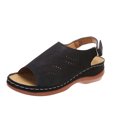 thumbnail image 2 of Sandalias romanas de boca de pez baja con punta abierta y tacón de cuña para mujer Wmkox8yii nm1831, 2 of 4