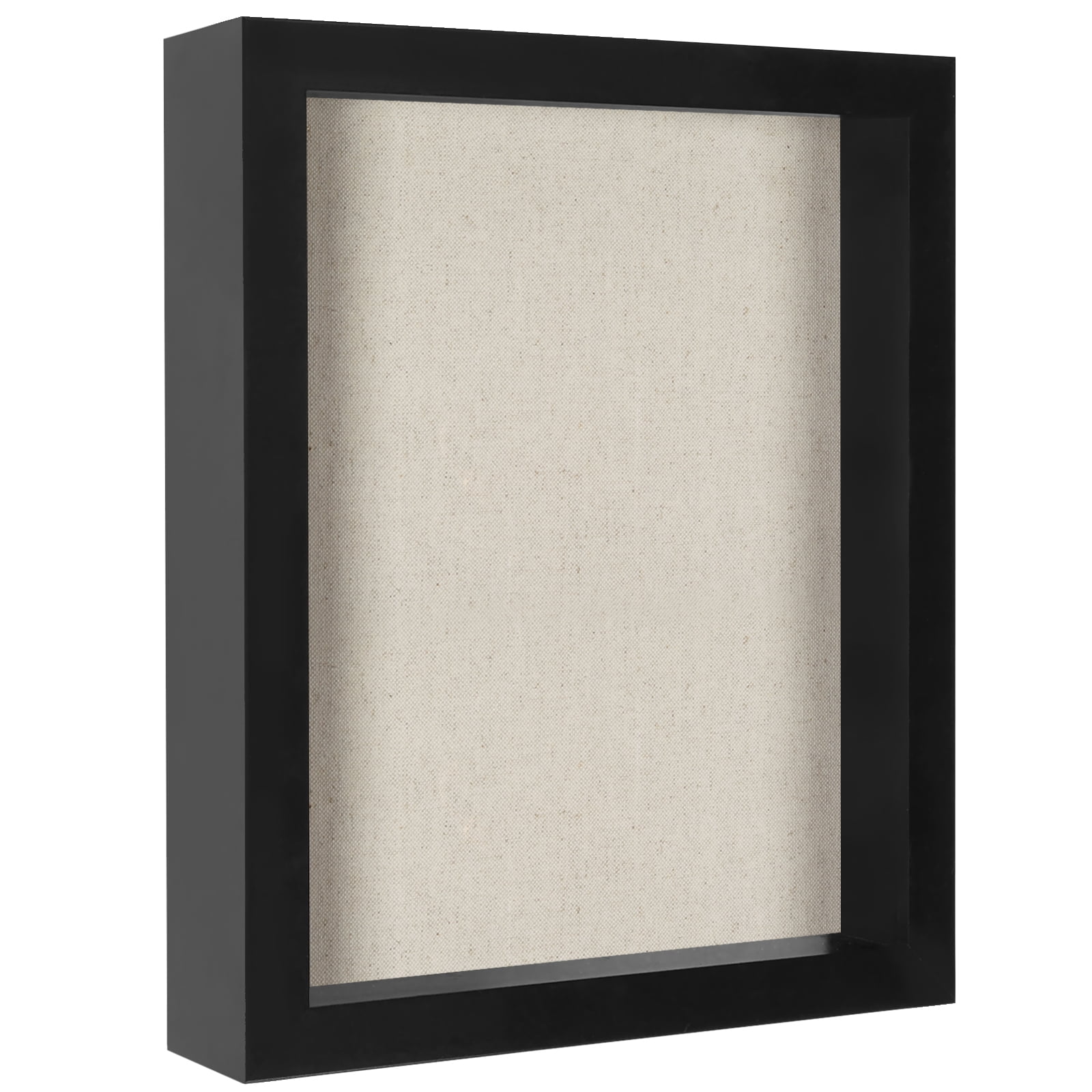 Wall Hanging & Free Standing Deep Shadowbox Picture Frame with Linen ...