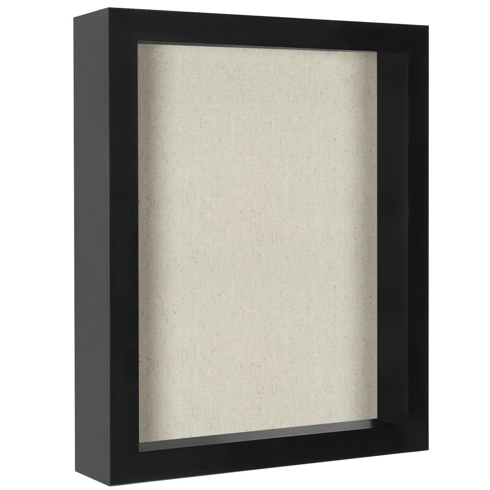 8.5x11 Document Shadow Box Frame with Soft Linen Back - Walmart.com ...