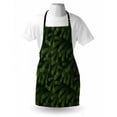 thumbnail image 4 of Winter Apron, Vivid Fir Pine Branches Trees Coniferous Trees Evergreen Nature Forest, Unisex Kitchen Bib with Adjustable Neck for Cooking Gardening, Adult Size, Green Dark Green Caramel, by Ambesonne, 4 of 4
