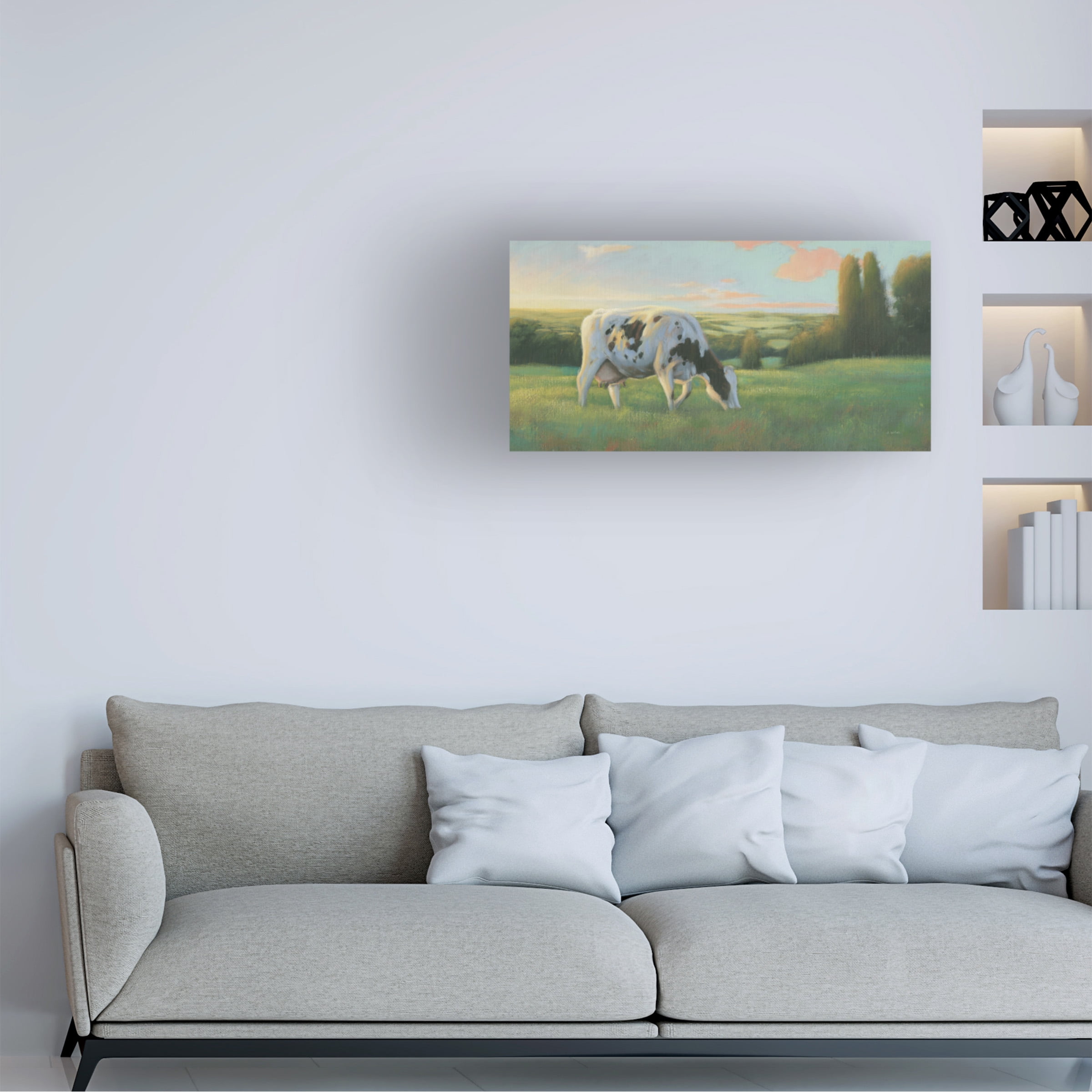 James Wiens 'Farm Life I' Canvas Art