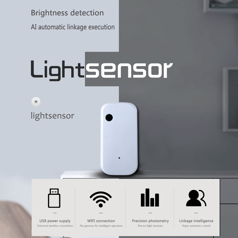 Light Sensor Working with Smart App Linkage Illumination Sensor Powered by - Walmart.com