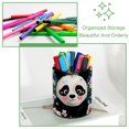 thumbnail image 3 of Eleve su espacio de trabajo con este elegante portalápices y organizador de escritorio para maquillaje y suministros de arte, lindo panda, 3 of 5