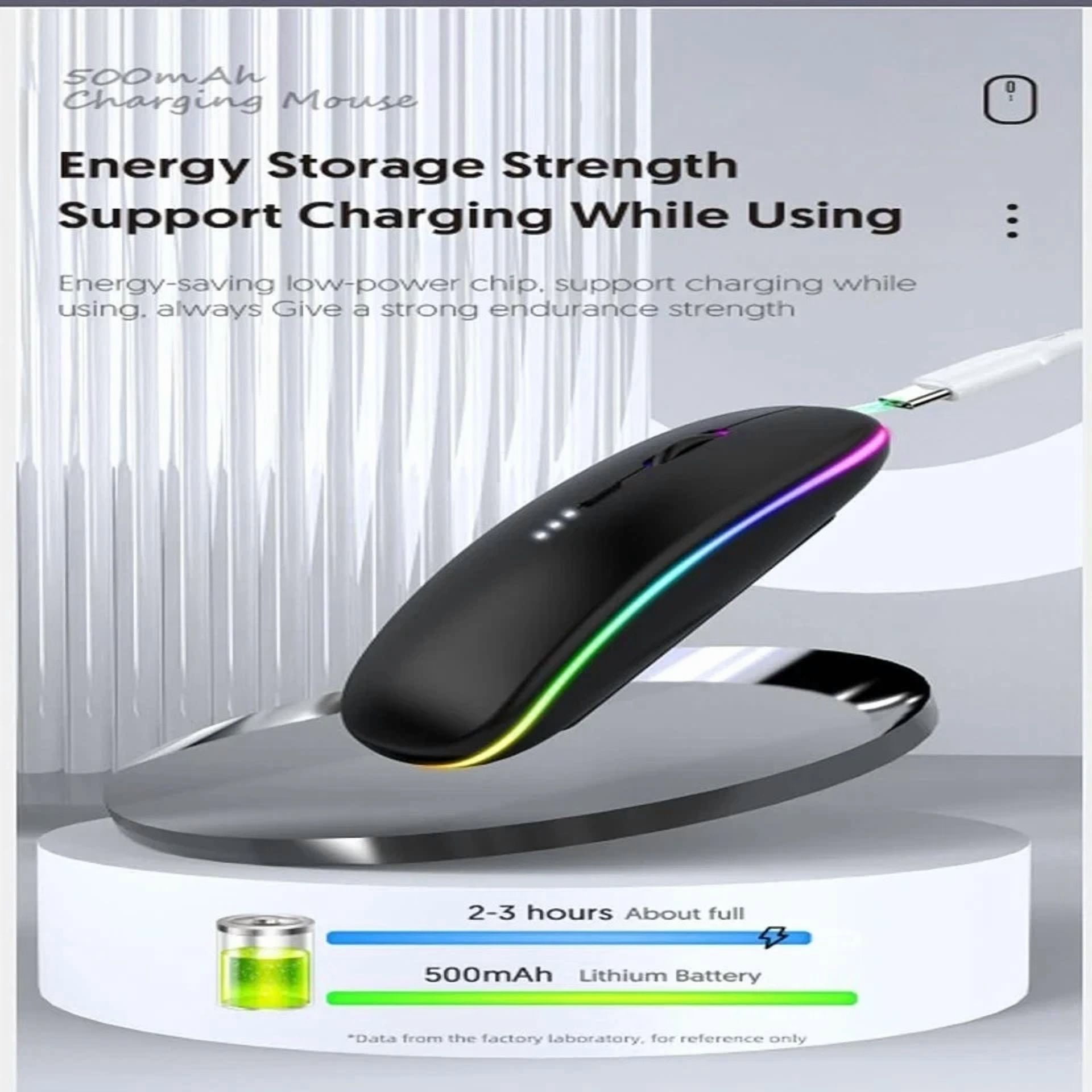 BUTTERFLY- Wireless Bluetooth Mouse,Led Dual Mode Rechargeable Silent Slim Laptop Mouse,...