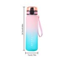 thumbnail image 4 of Botella Esmerilada 750 Ml Con Asa Deportiva Degradada para () Rosa, 4 of 4