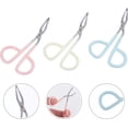thumbnail image 4 of Scissor Shaped Eyebrow Tweezers Straight Tip Tweezers Scissors Handle Tweezers for Women Professional, 6PCS (Random Color), 4 of 5
