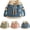 Blue, variant on Denim Crochet Bucket Bag, Handmade Drawstring Crossbody Design For Daily Travel, Shopping And Casual Outfits
