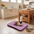thumbnail image 6 of Woven Fabric Pet Mat Scratch Resistant Pull Proof Washable All Seasons Quilted Padding Non Slip for Cats Small Dogs Crate Floor Furniture, 6 of 6