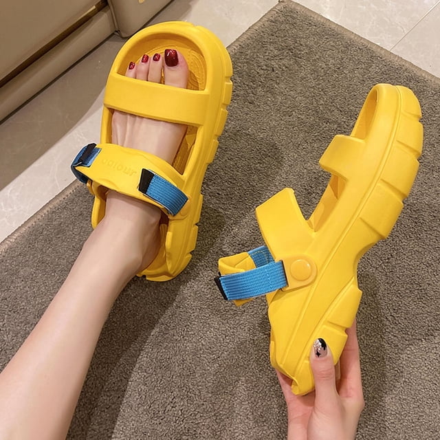 Sandalias de pareja antideslizantes para hombres y mujeres, zapatillas de verano con punta abierta, zapatos de playa informales Wmkox8yii ytu8213