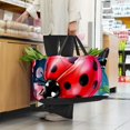 thumbnail image 6 of Seven Starred Ladybird Reusable Foldable Large Capacity Oxford Cloth Storage Basket Easter Picnic Basket, 6 of 7