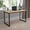 Maple Top/Black Frame, variant on Emma + Oliver Industrial Modern Desk-47"L Commercial Grade Home Office Desk-Maple/Black