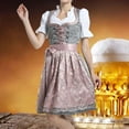 thumbnail image 5 of NMMUED Dirndl Dresses Women 3pcs Oktoberfest Outfits Women October Festival Costume for Women Traditional Oktoberfest Costume German Outfit Women, Pink M, 5 of 8