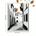 thumbnail image 3 of Black and White European Street Canvas Art Print， Suitable for Living Room， Bedroom， Office， Hallway， and Kitchen Decoration., 3 of 8