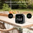 thumbnail image 6 of Detector,Wall Mountable Screen 400-5000ppm Co2 Air Temperature Tester Carbon Dioxide Meter With Auto Alarm Meter 400-5000ppm Co2 Temperature Tester Wall Screen Built-in Battery Black, 6 of 6