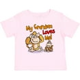 thumbnail image 3 of Inktastic My Grandma Loves Me Monkey Boys or Girls Baby T-Shirt, 3 of 5