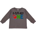 thumbnail image 3 of Inktastic O-fish-ally One Boys or Girls Long Sleeve Toddler T-Shirt, 3 of 5