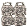 thumbnail image 2 of Restaurantware Gable Gift Boxes 100 Count 8.5 x 4.75 x 5.5 Inches Paper Camo Favor Boxes Cardboard Gift Boxes Built-In Handle Green, 2 of 11