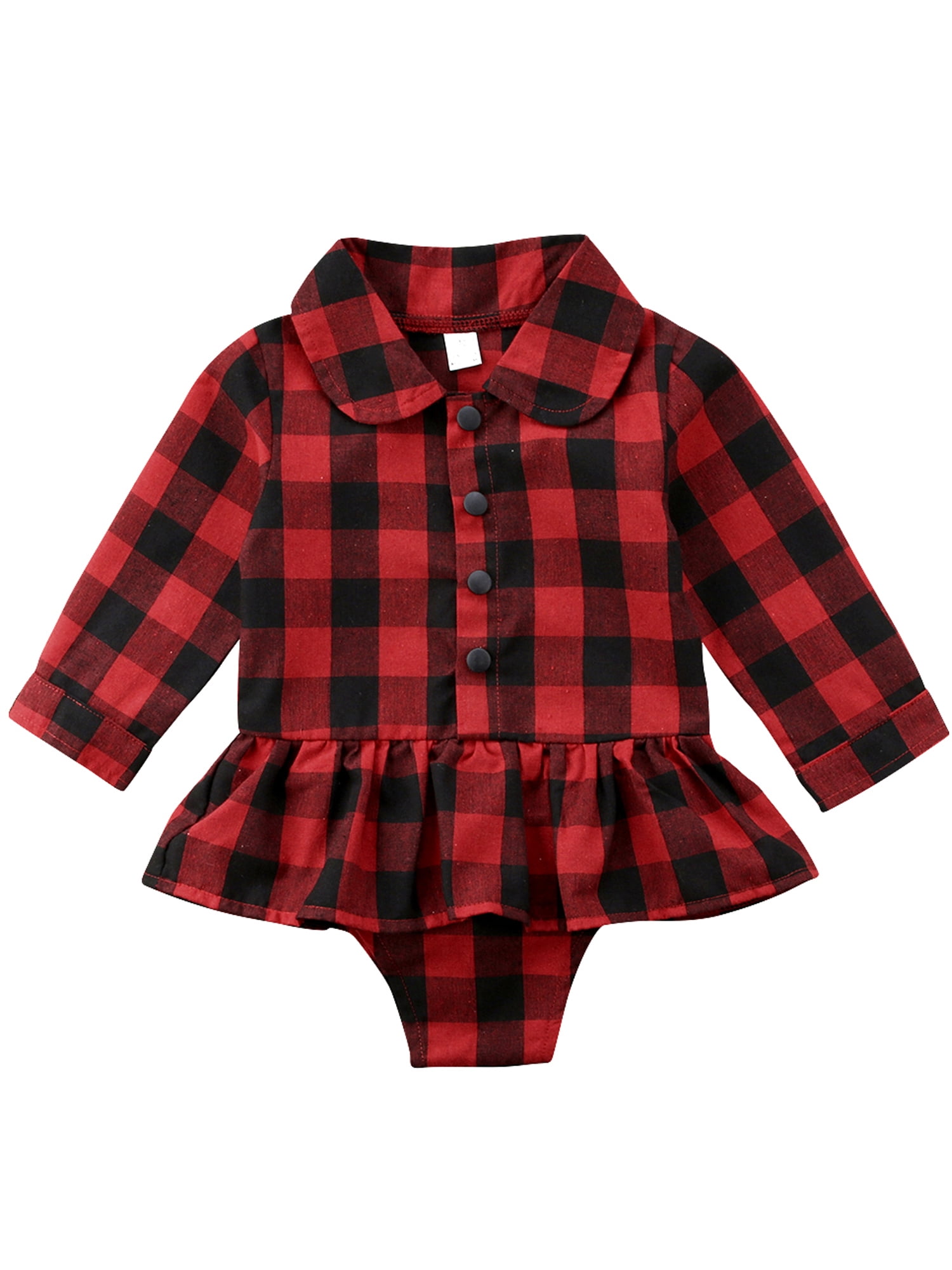 newborn plaid dress