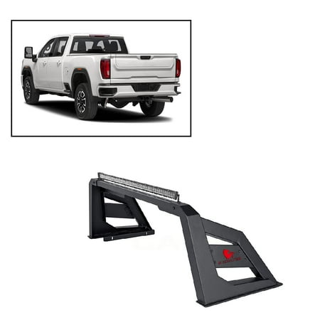 Black Horse Off Road - Armour Roll Bar Kit With with 40" LED Light Bar compatible with 2015-2021 Nissan Frontier ARB-NIFRB-KIT